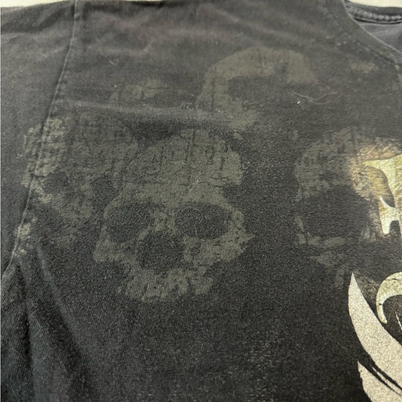Harley-Davidson Graphic Skull Jamaica Respect Mon! Distressed XL Thrasher Cotton - Picture 6 of 10